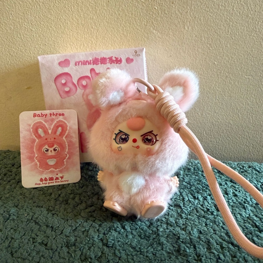 ✨SALE✨ Baby Three Plush Pendant – Hop Hop Bunny (Mini Series)